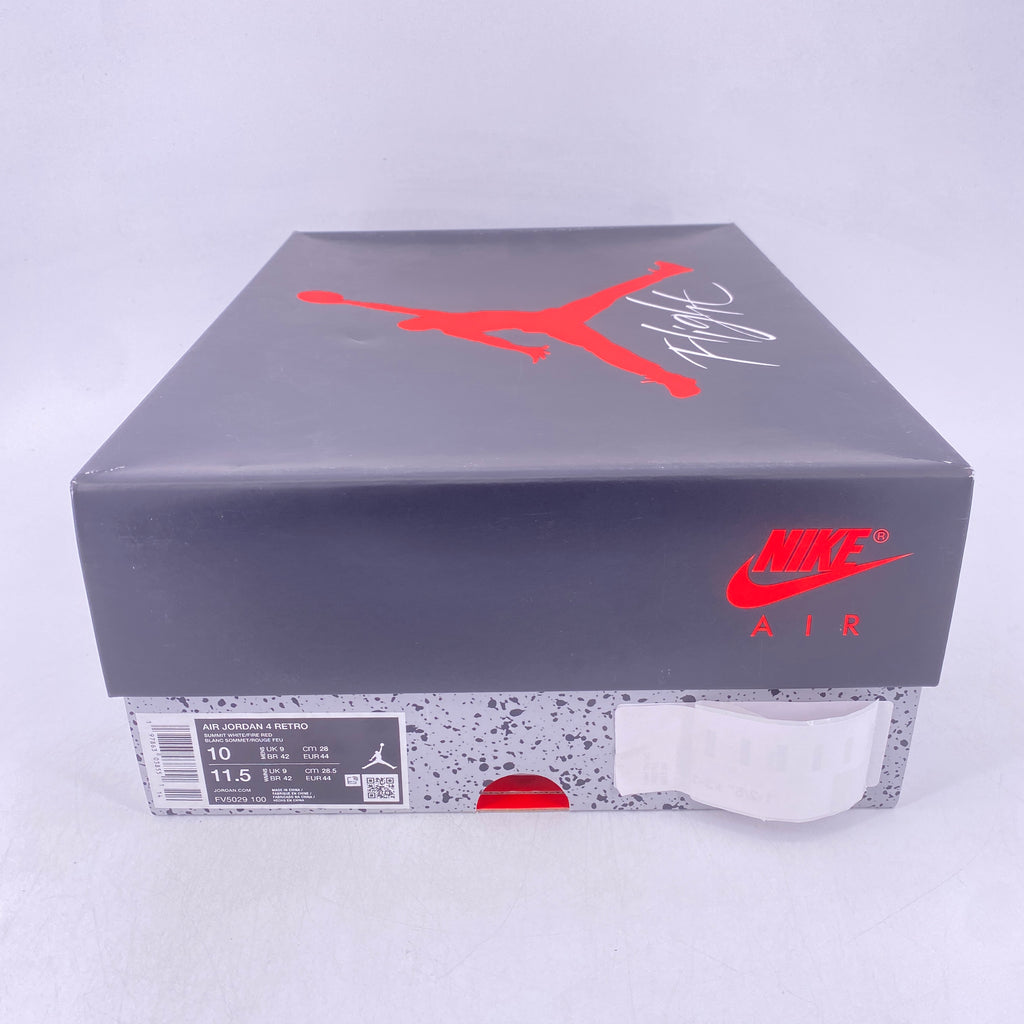 Air Jordan 4 Retro "White Cement" 2025 New Size 10