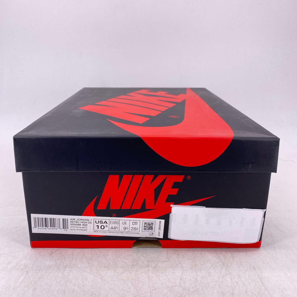 Air Jordan 1 Retro High OG "Hyper Royal Sg" 2021 New Size 10.5