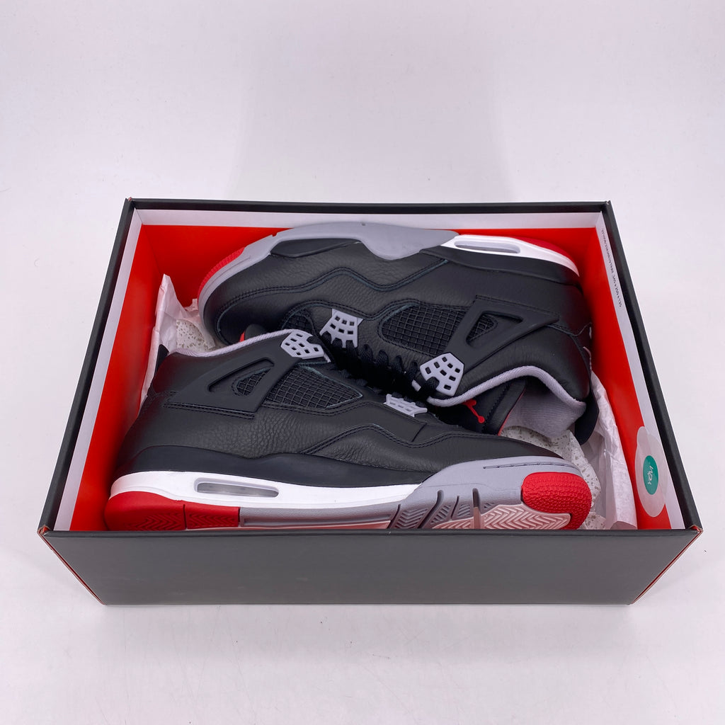 Air Jordan 4 Retro "Bred Reimagined" 2024 New Size 10.5