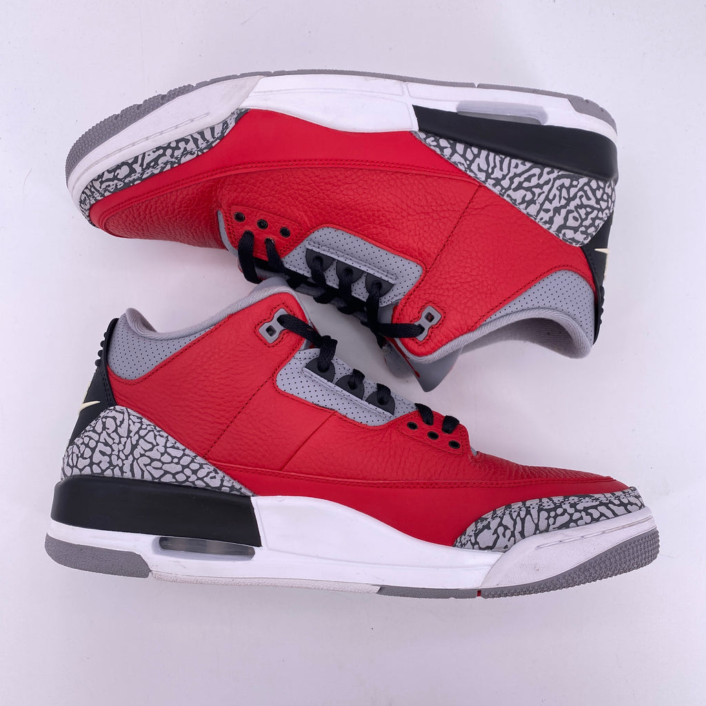 Air Jordan 3 Retro "Unite Fire Red" 2020 Used Size 12.5