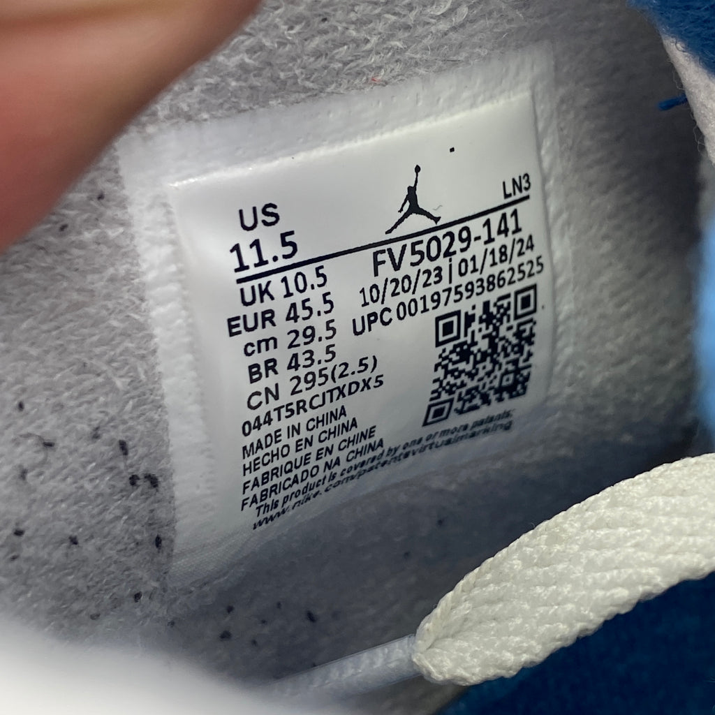 Air Jordan 4 Retro "Military Blue" 2024 Used Size 11.5