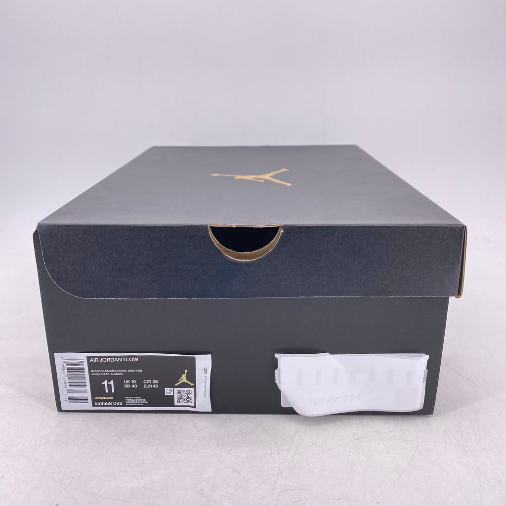 Air Jordan 1 Low "Black Grey Pink" 2022 New Size 11