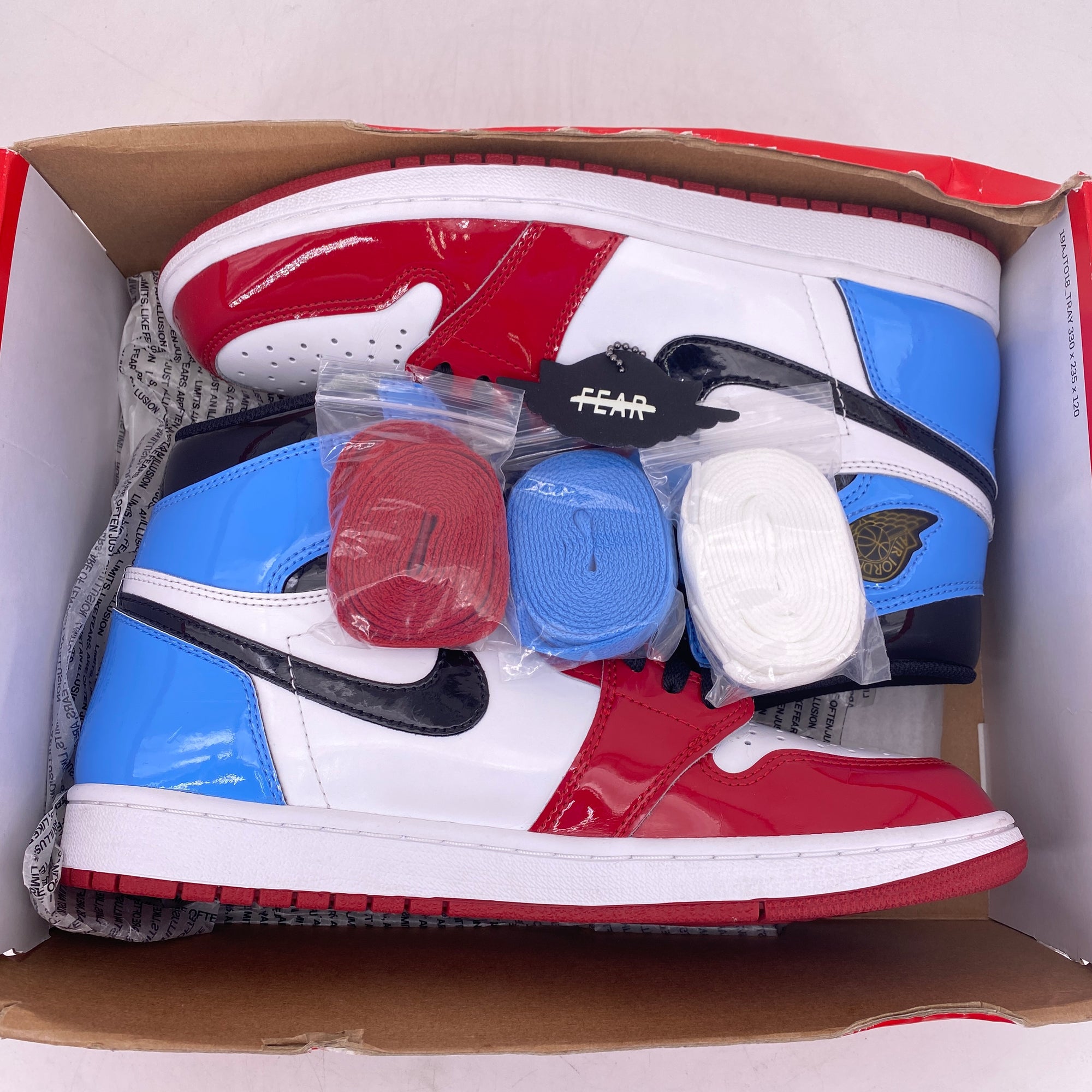 Air Jordan 1 Retro High OG &quot;Unc To Chicago&quot; 2019 Used Size 10.5