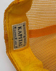 Kapital Trucker Hat "MINI SKIRT FOREVER" New Yellow Size OS