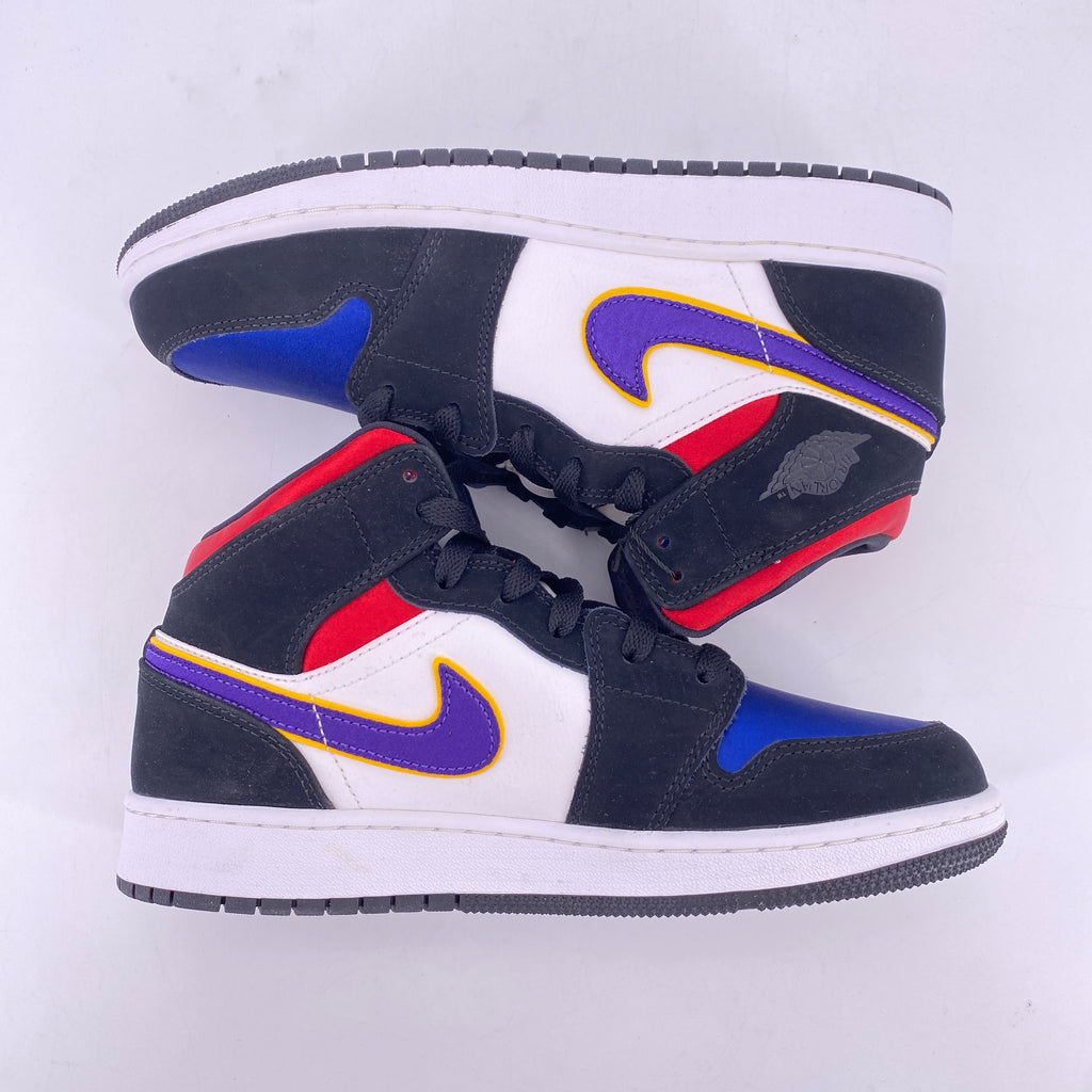 Air Jordan (GS) 1 Mid SE "Lakers Top 3" 2019 New Size 6Y