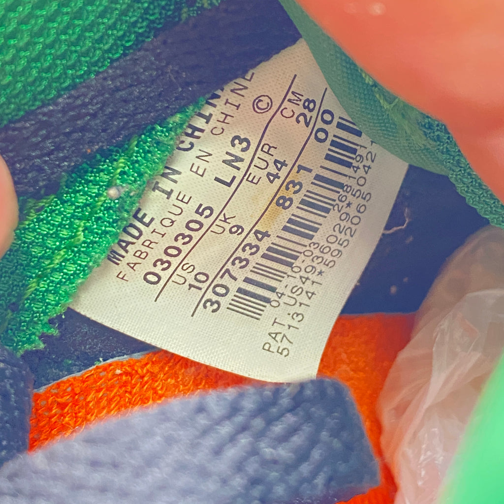 Nike Air Force 1 "Carnival Orange Flash" 2003 Used Size 10