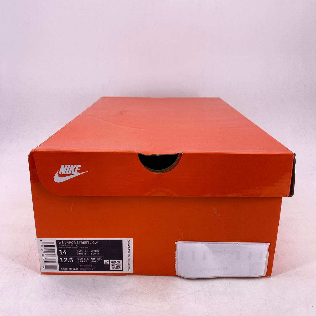 Nike (W) Vapor Street / OW "Black Laser Fuchsia" 2019 New Size 14W