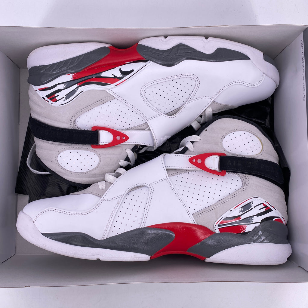 Air Jordan 8 Retro "White True Red" 2025 Used Size 13