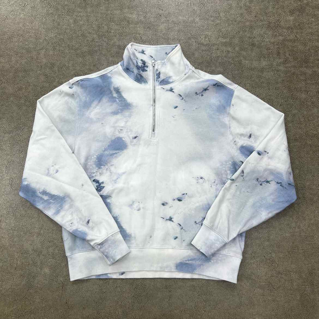 Kith Quarter Zip "HUNTER TIE-DIE" Blue Size S