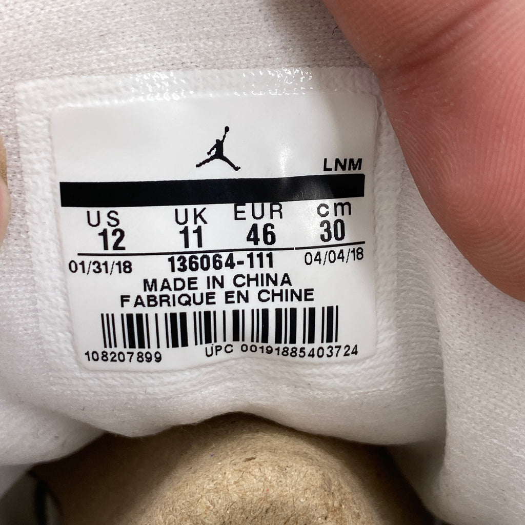 Air Jordan 3 Retro "Pure White" 2018 Used Size 12