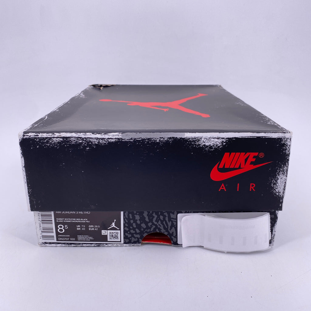 Air Jordan 3 Retro "White Cement Reimagined" 2023 New Size 8.5