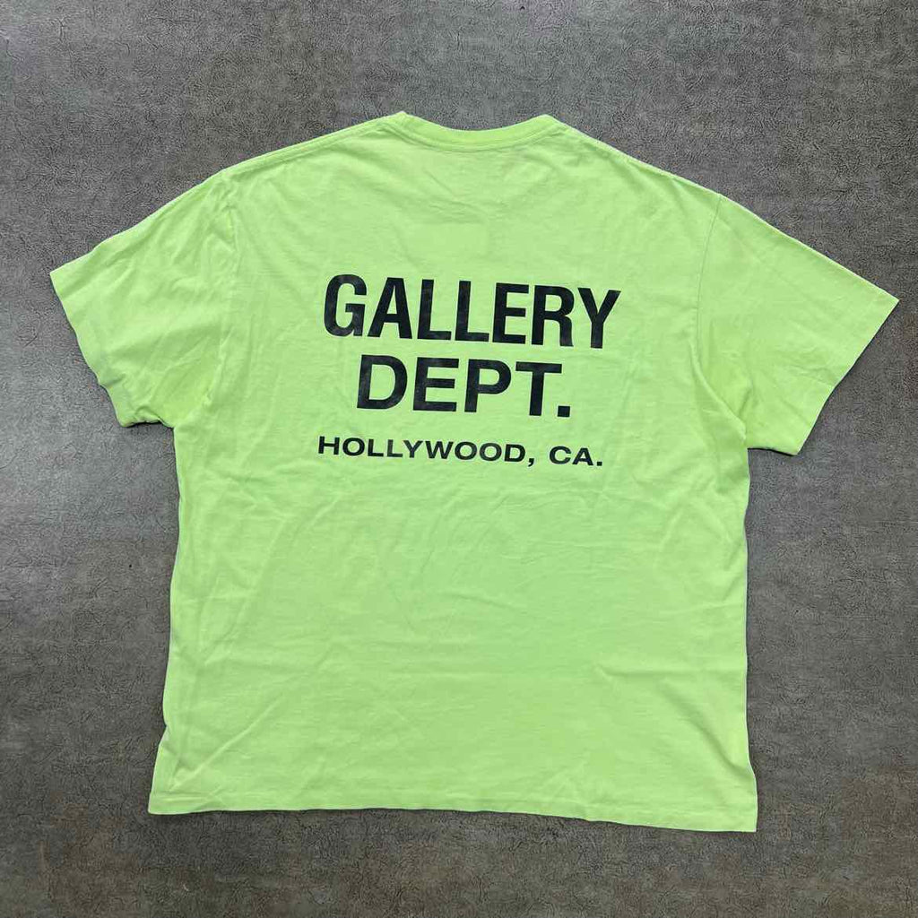 Gallery DEPT. T-Shirt "LOGO" Neon Used Size XL