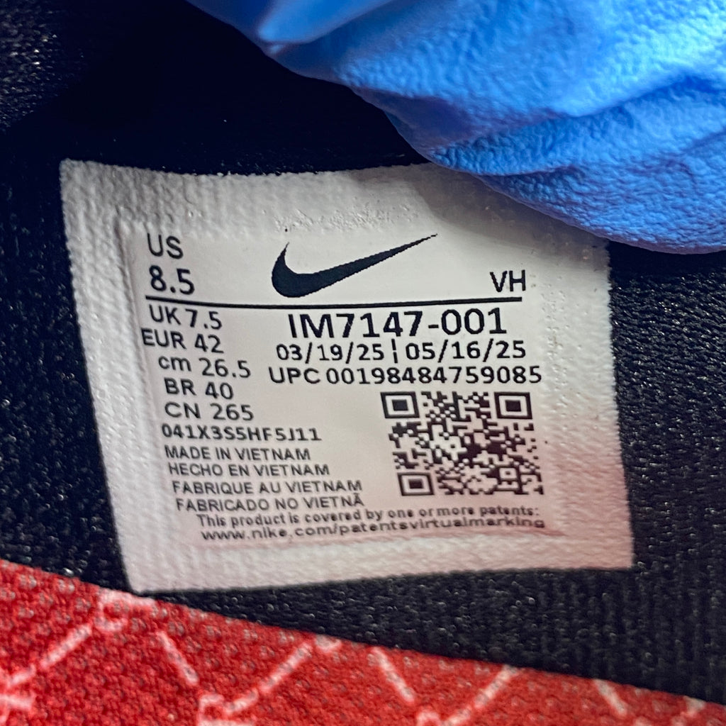 Nike Paul Rodriguez Zoom Air "Bred" 2025 New Size 8.5