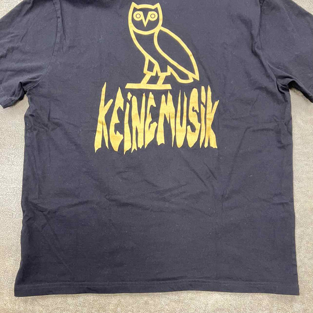 OVO T-Shirt "OVO X KEINEMUSIK" Black Used Size XL