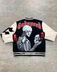 Godspeed Varsity Jacket "MANKIND VS A.I" Black New Size L