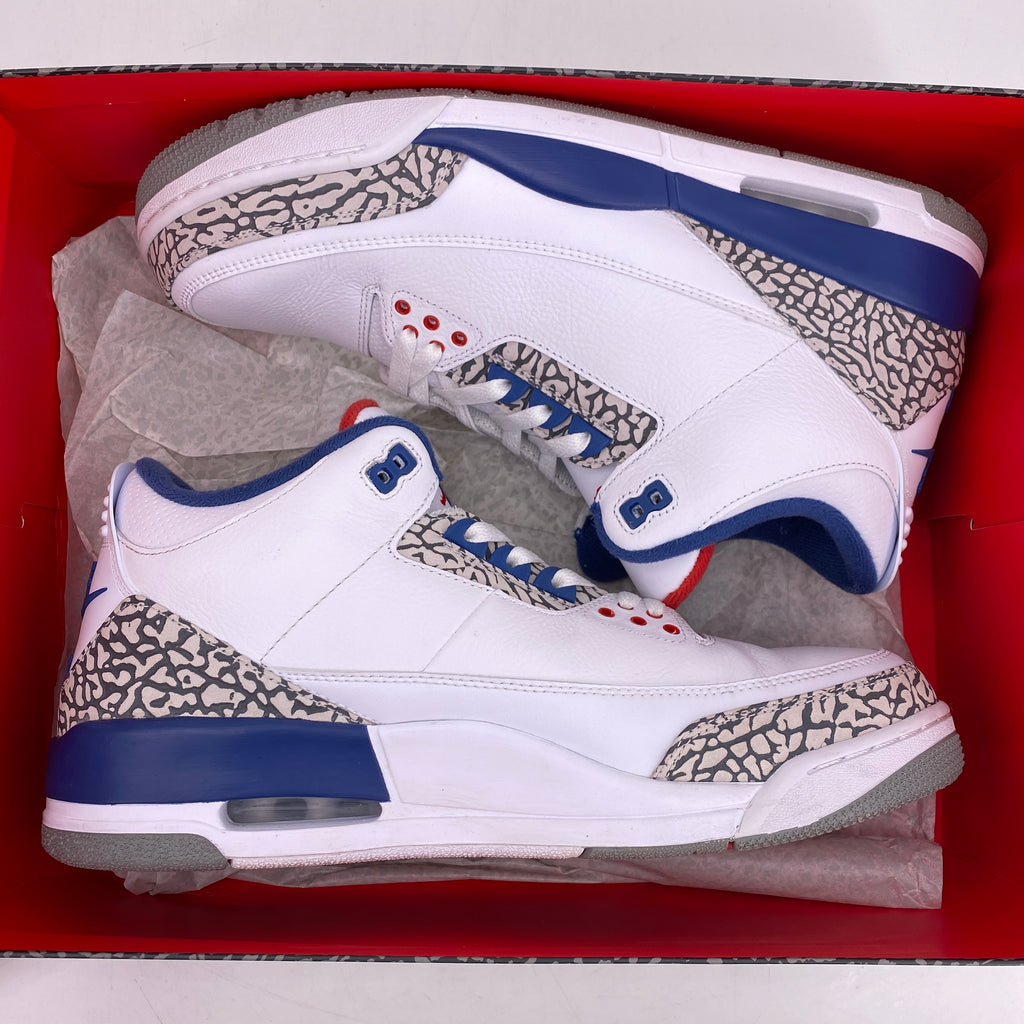 Air Jordan 3 Retro "True Blue" 2016 Used Size 12.5