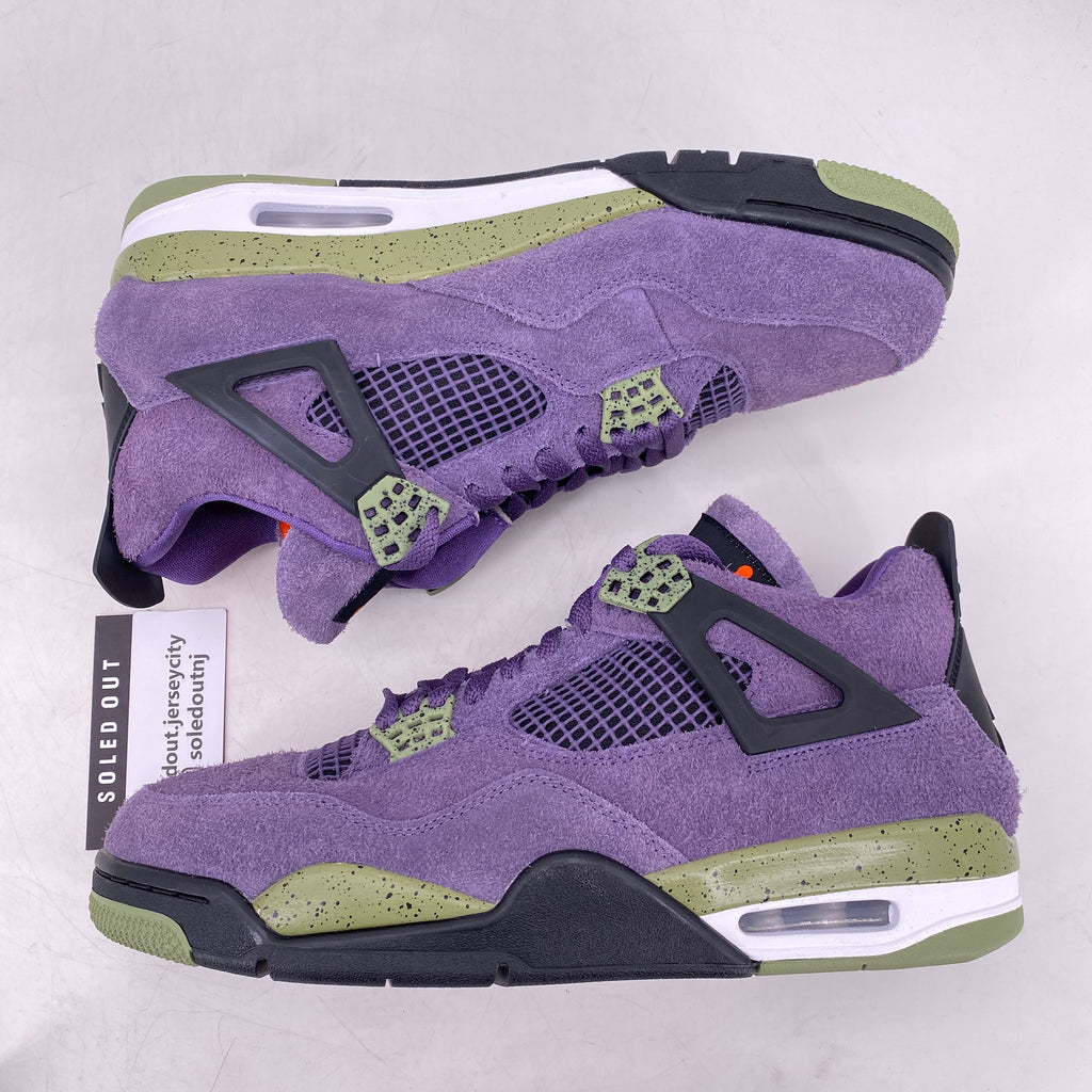 Air Jordan (W) 4 Retro "Canyon Purple" 2022 New Size 12.5W