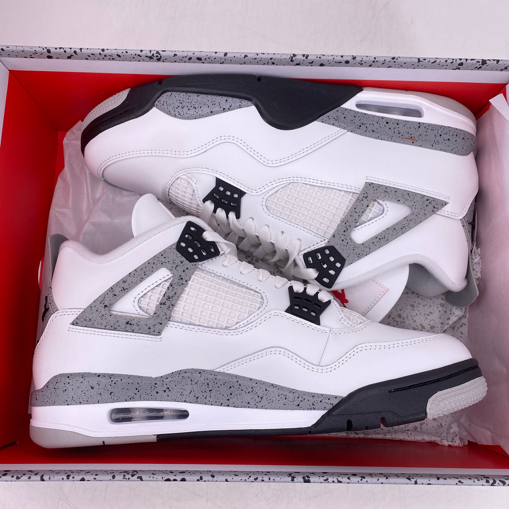 Air Jordan 4 Retro "White Cement" 2025 New Size 10.5
