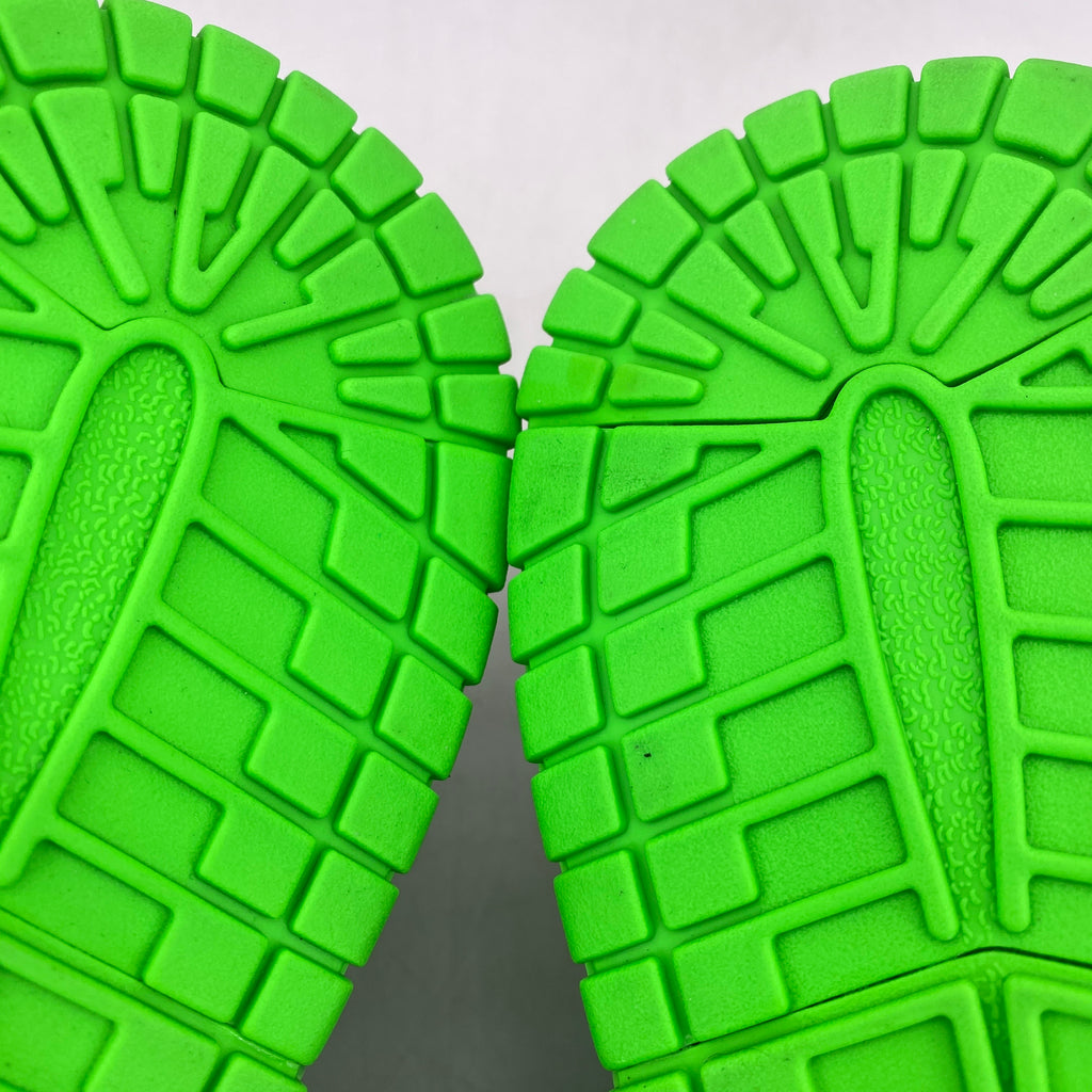Nike Air Rubber Dunk / OW "Green Strike" 2020 New Size 9.5