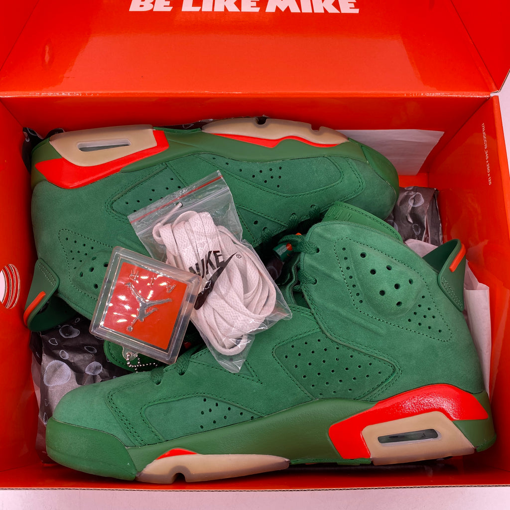Air Jordan 6 Retro "Gatorade Green" 2017 Used Size 9.5