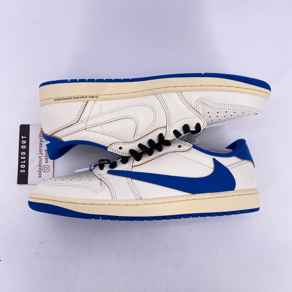 Air Jordan 1 Low OG SP "Travis Fragment Military Blue" 2025 New Size 10.5