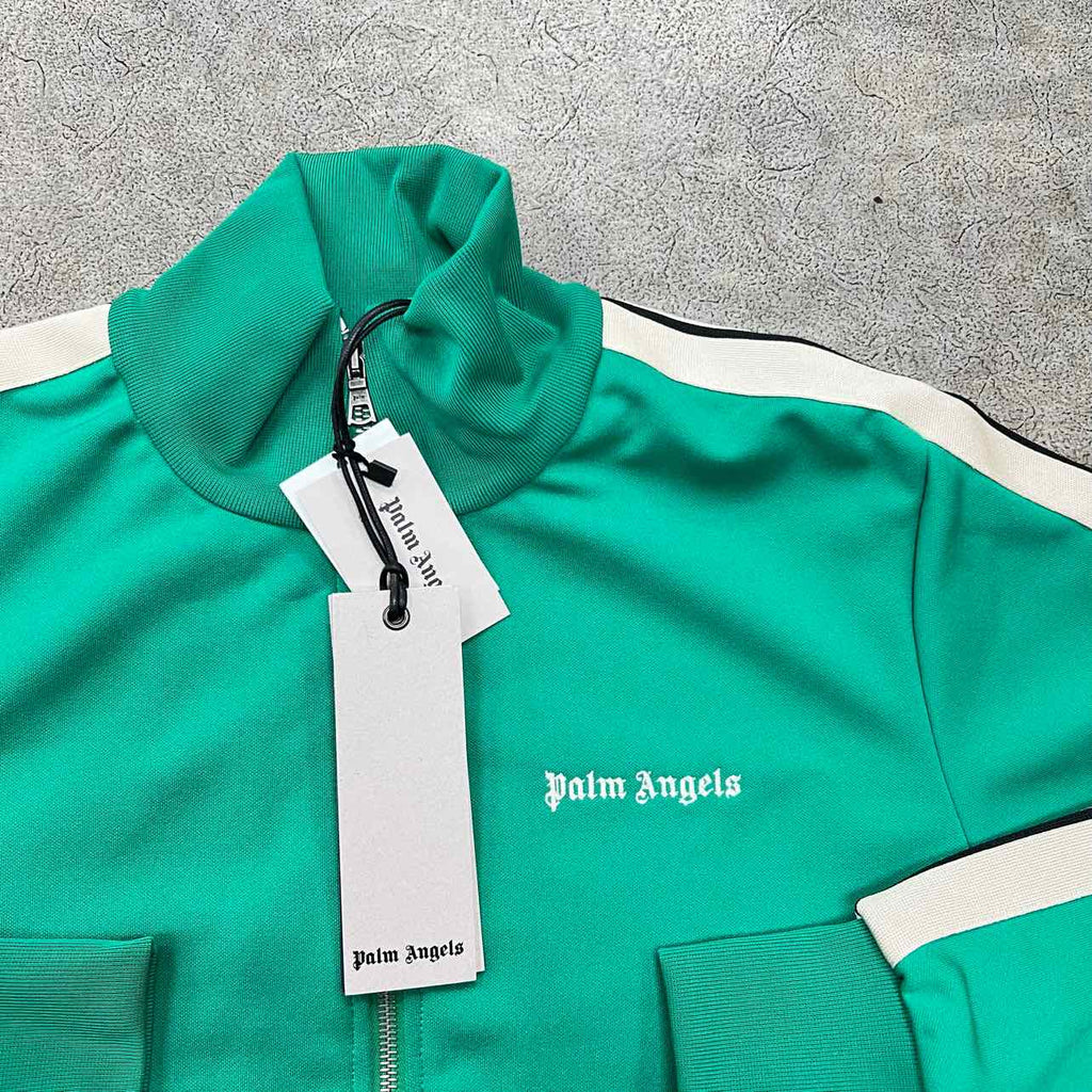 Palm Angels Track Jacket "STRIPE" Green New Size XXL