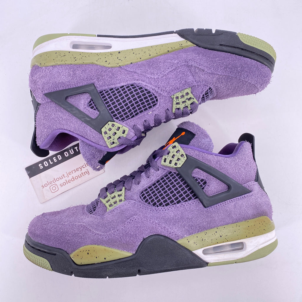 Air Jordan (W) 4 Retro "Canyon Purple" 2022 Used Size 9.5W