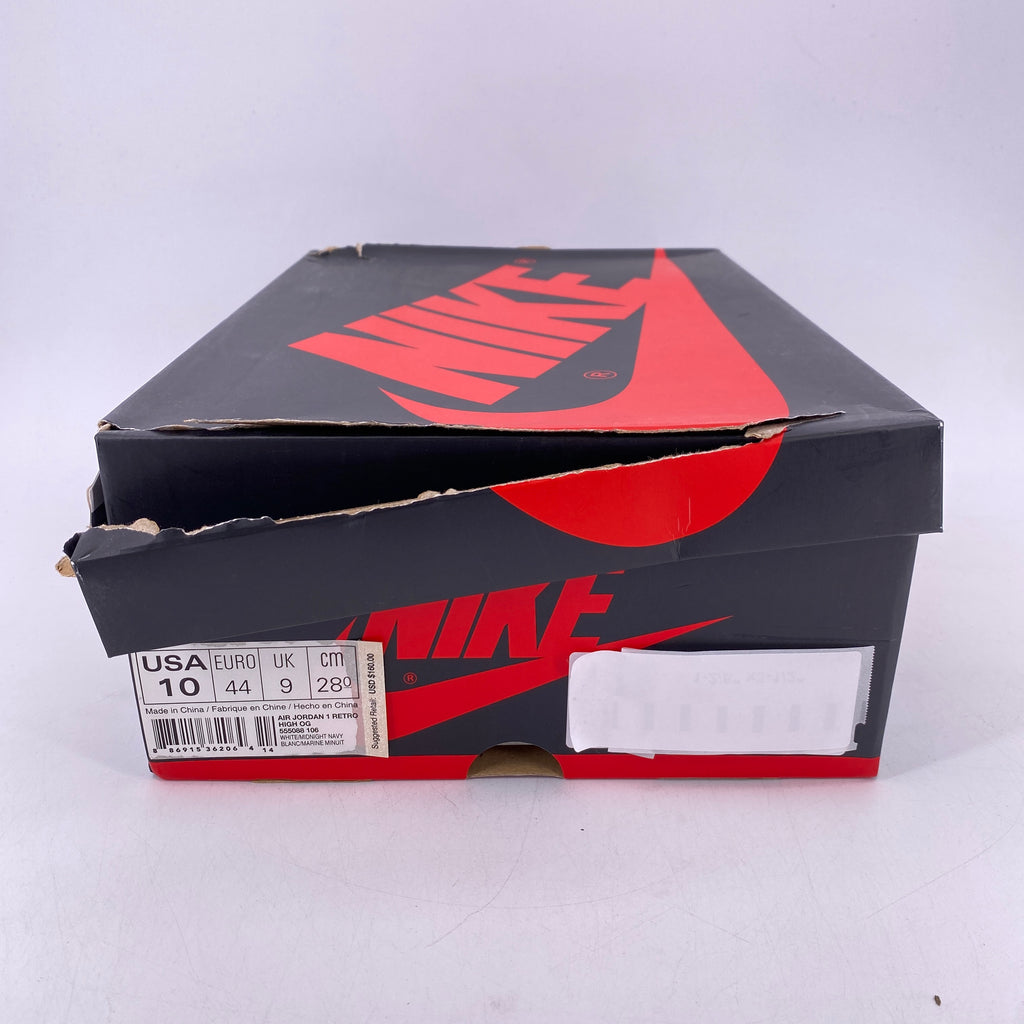 Air Jordan 1 Retro High OG "Metallic Navy" 2016 Used Size 10