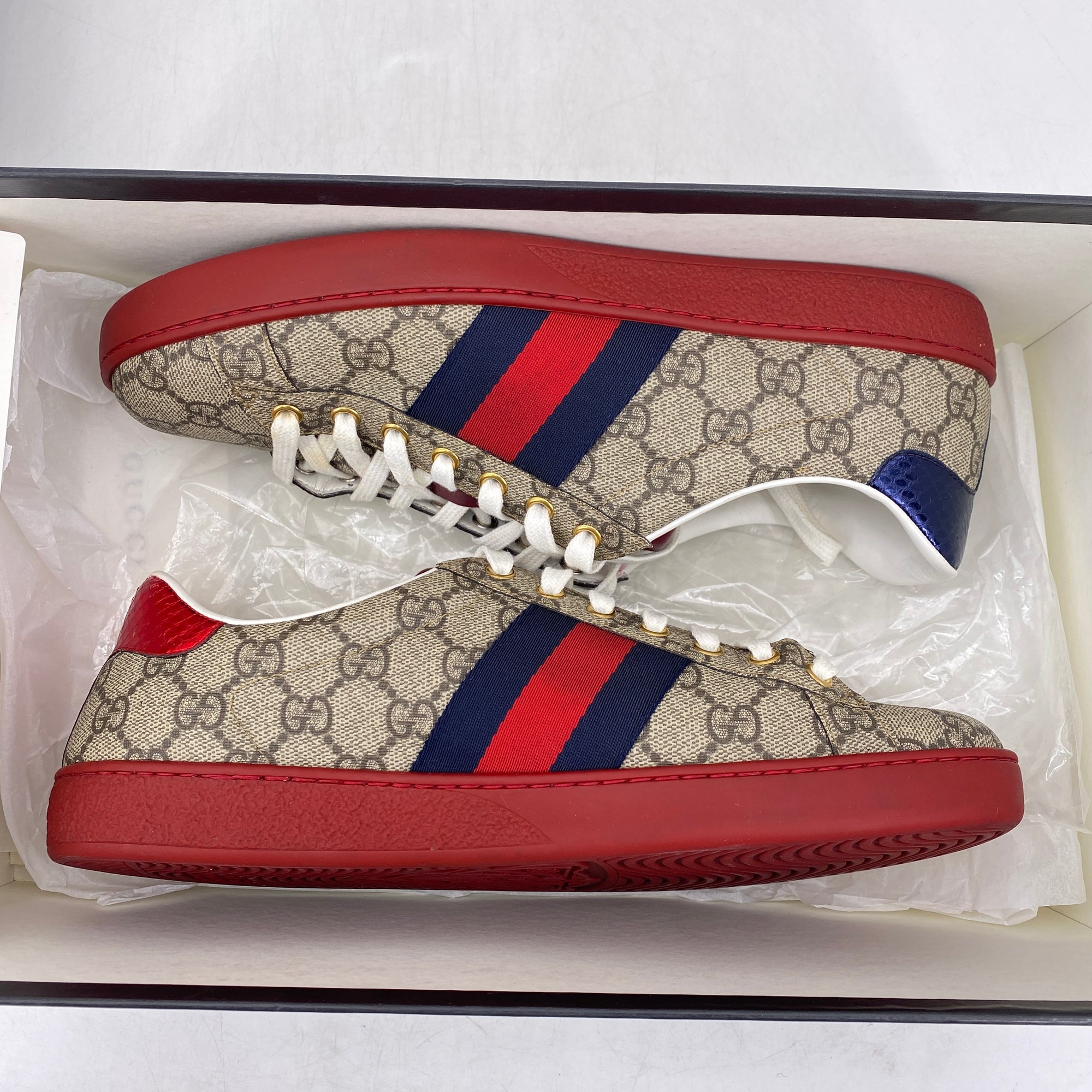 Gucci Ace Sneaker High &quot;Monogram&quot;  Used Size 8.5G