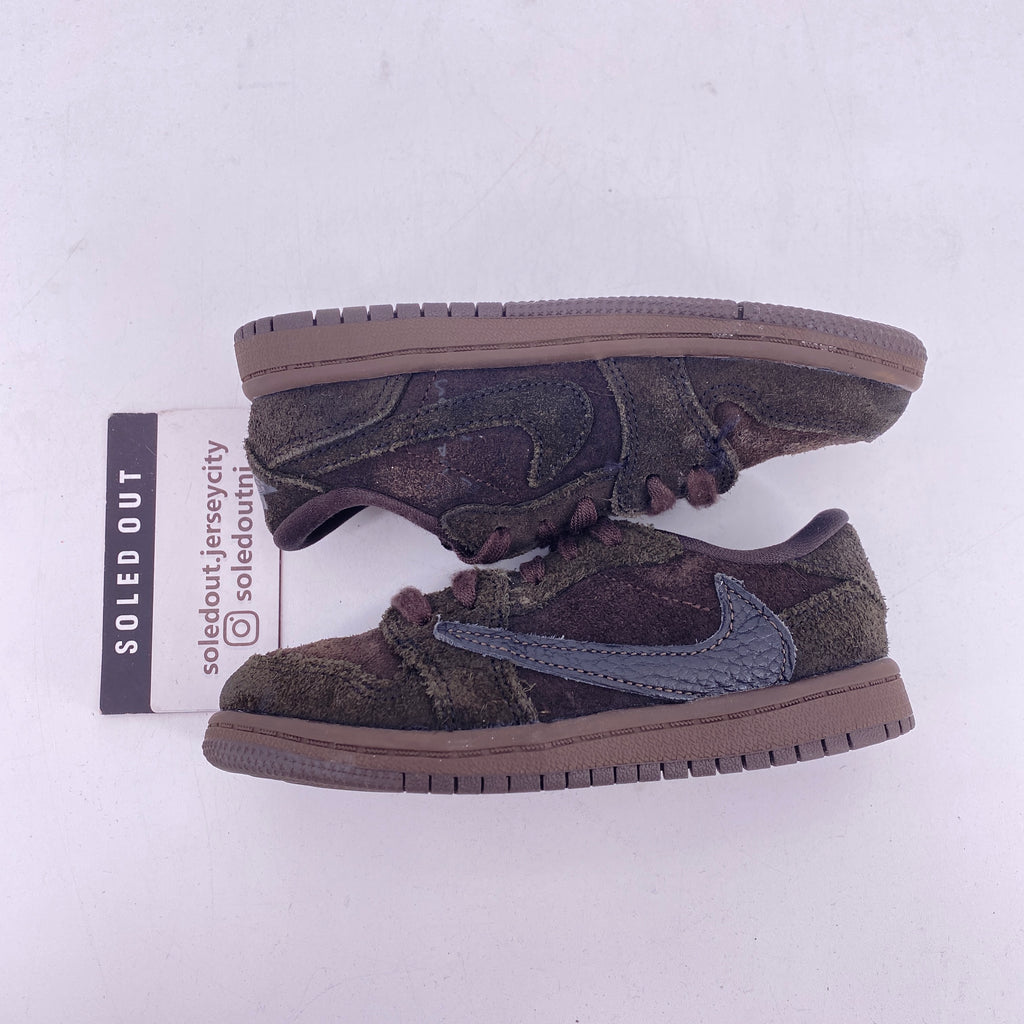Air Jordan (TD) 1 Retro Low OG SP "Velvet Brown" 2024 Used Size 9c