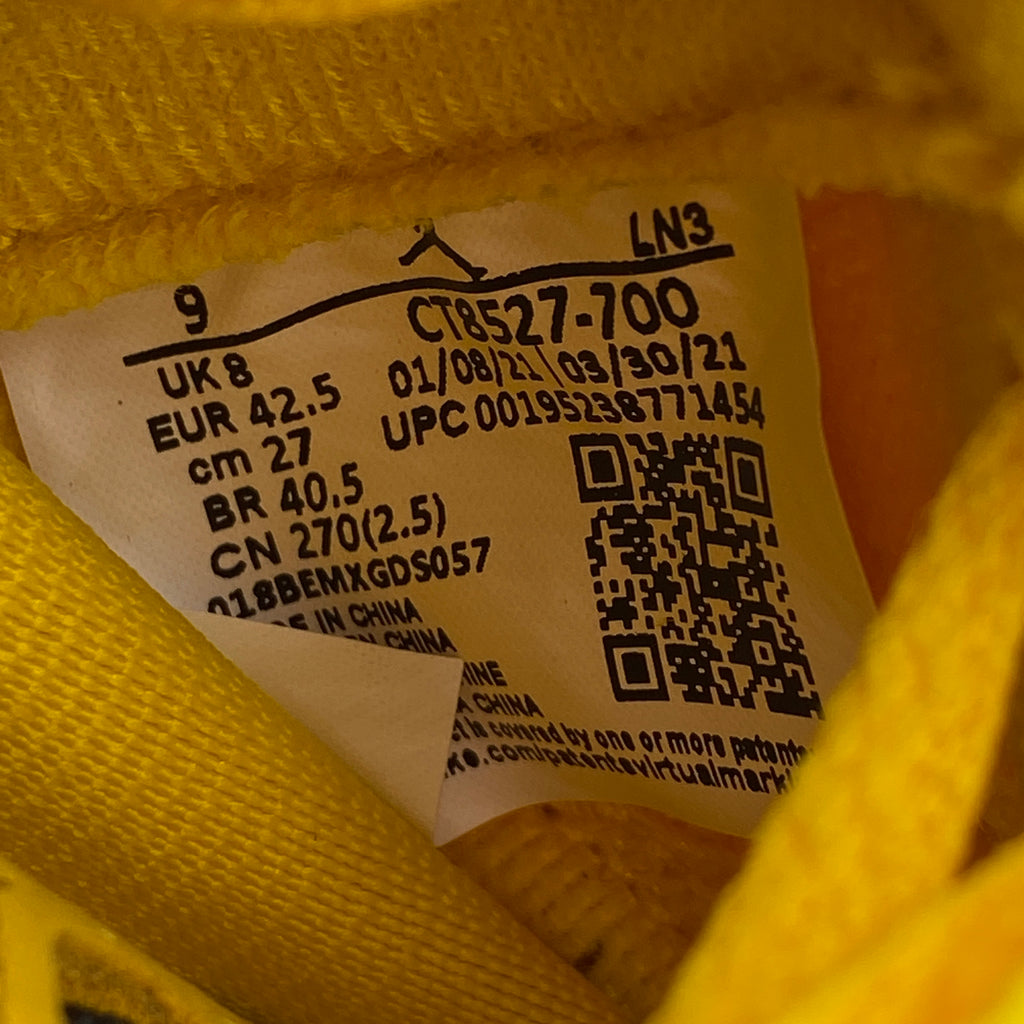 Air Jordan 4 Retro "Lightning" 2021 New Size 9