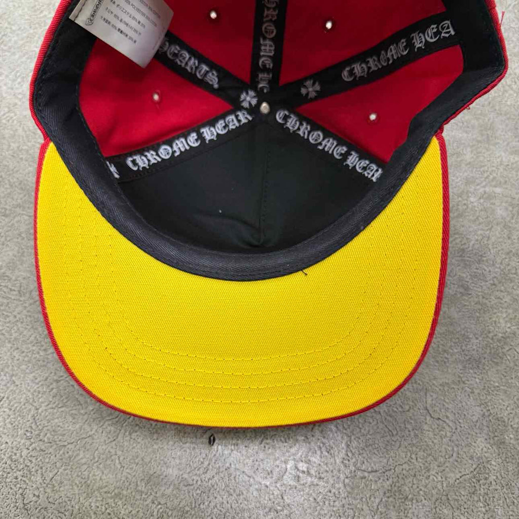Chrome Hearts Snapback "CH LOGO" New Red Size OS