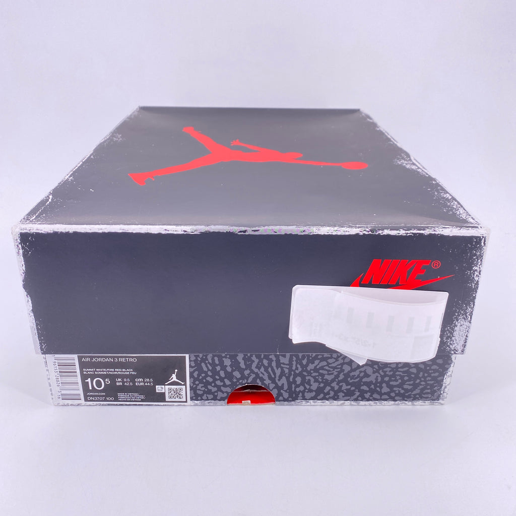 Air Jordan 3 Retro "White Cement Reimagined" 2023 New Size 10.5