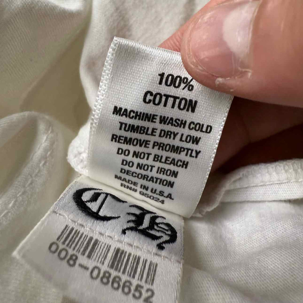 Chrome Hearts T-Shirt "FLEUR" White Used Size S