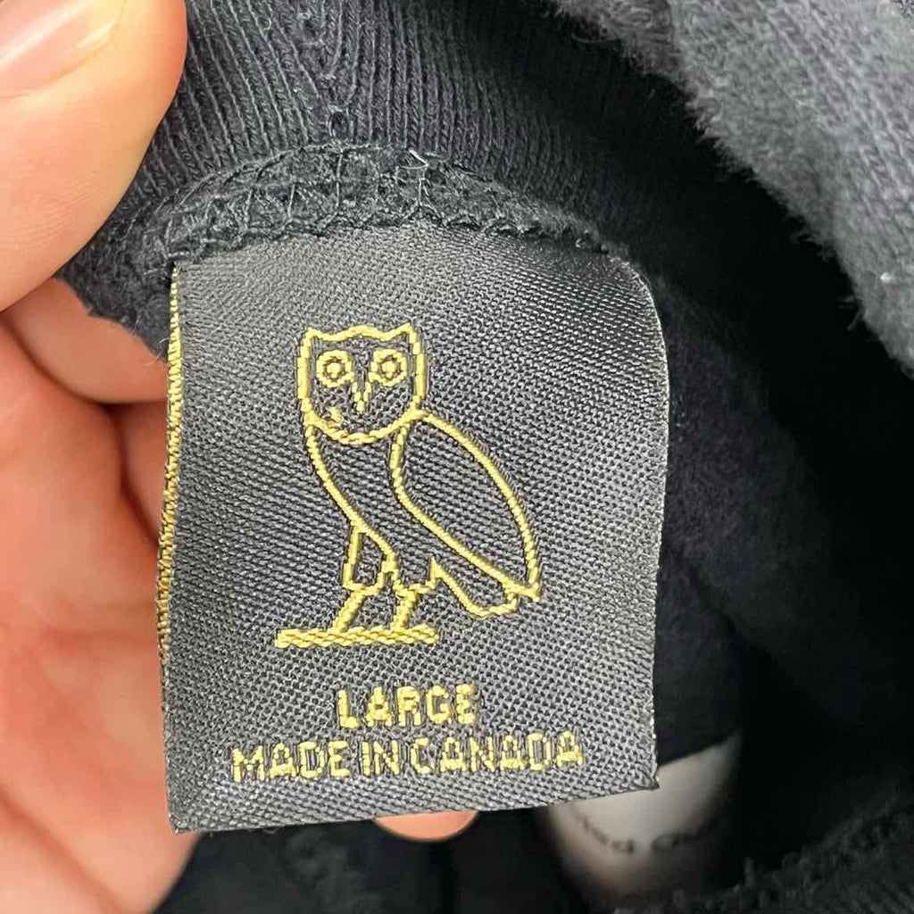 OVO Hoodie "COLLEGIATE" Black Used Size L