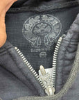 Chrome Hearts Zip Up "MALIBU" Black Used Size 2XL