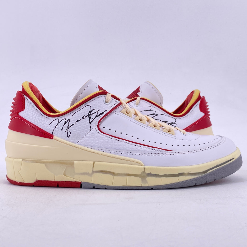 Air Jordan 2 Retro Low "Ow White Red" 2021 Used Size 8