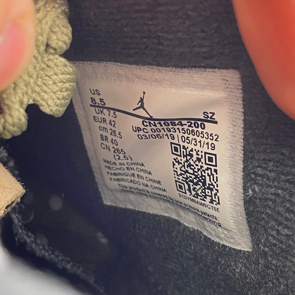 Air Jordan 6 Retro "Travis Scott" 2019 New Size 8.5