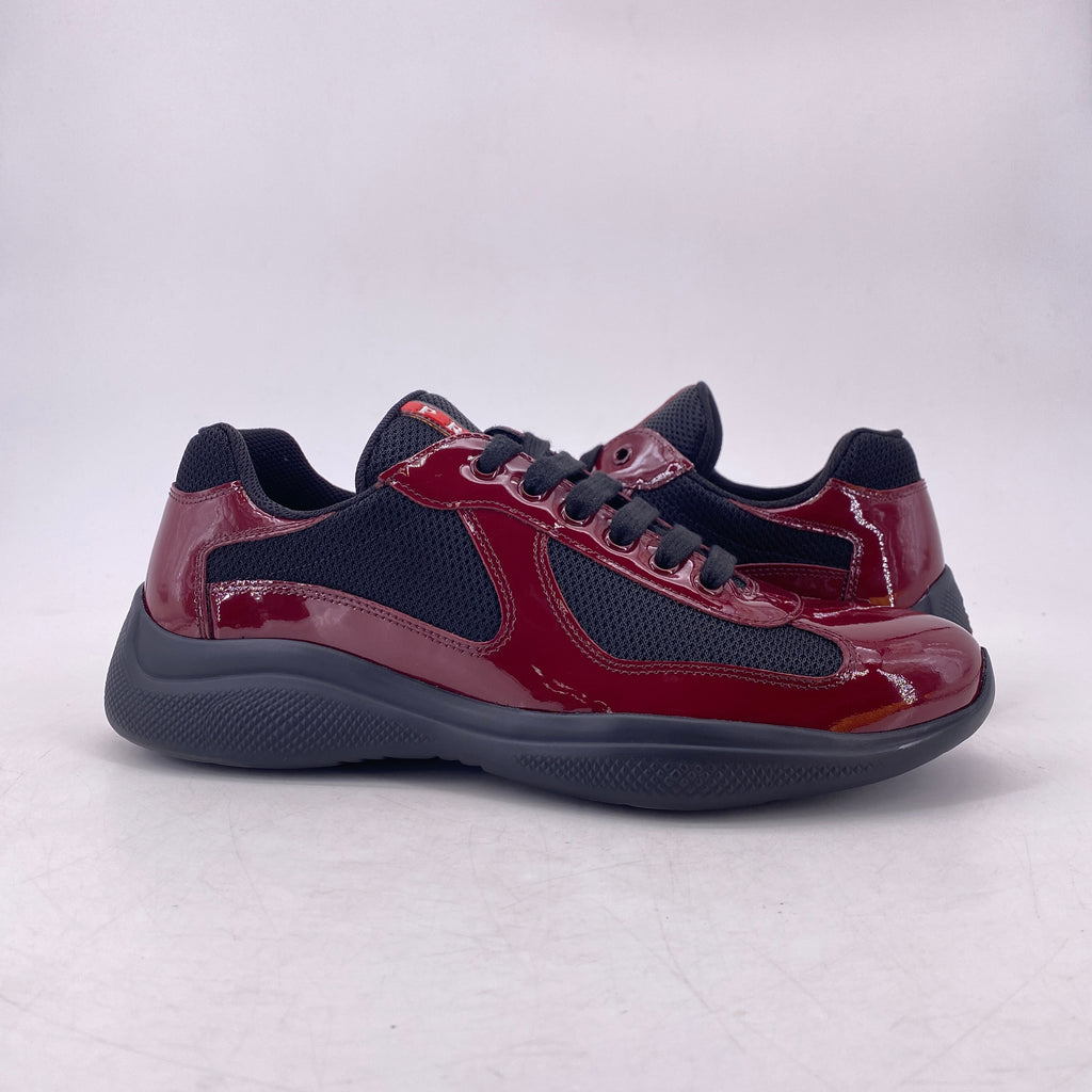 Prada America's Cup "Burgundy Black"  Used Size 7.5 PRADA