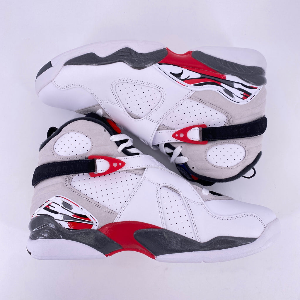 Air Jordan 8 Retro "White True Red" 2025 New Size 9