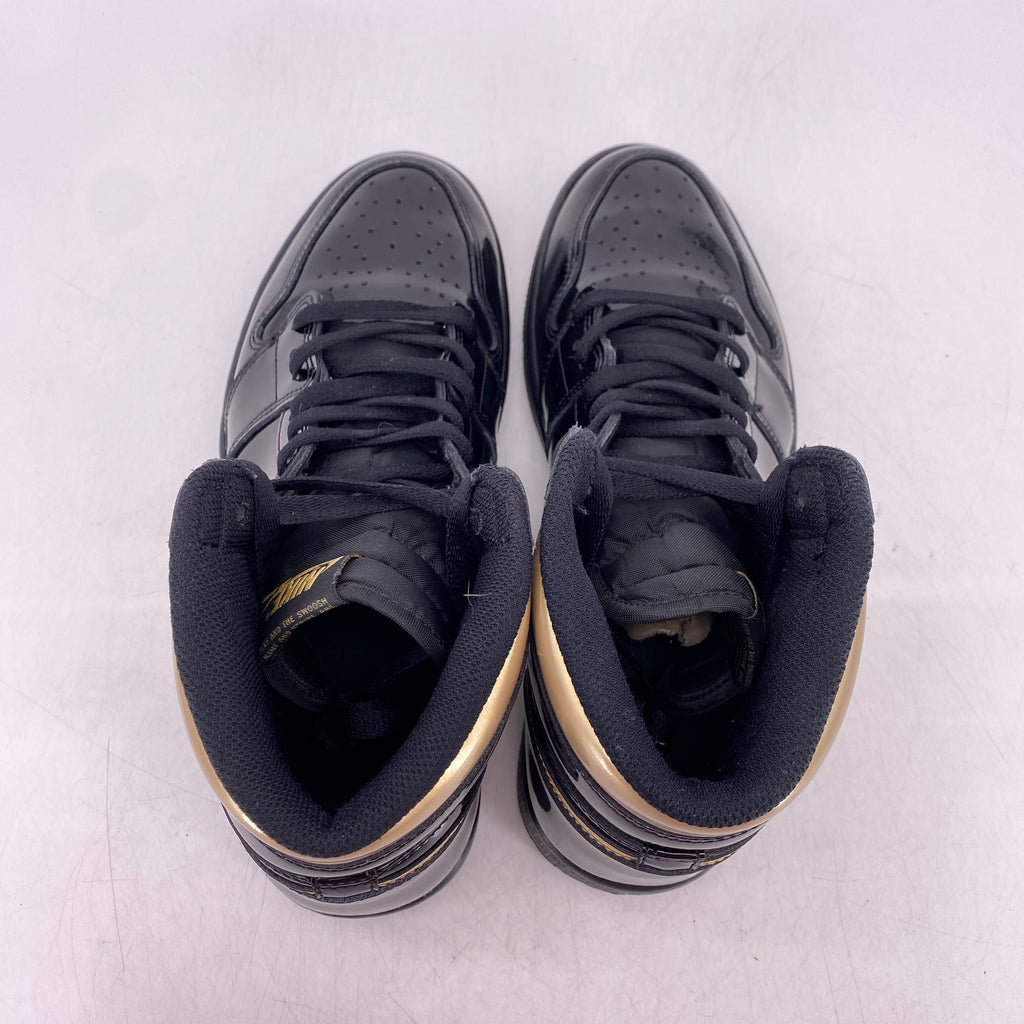 Air Jordan 1 Retro High OG "Black Metallic Gold" 2020 Used Size 10.5