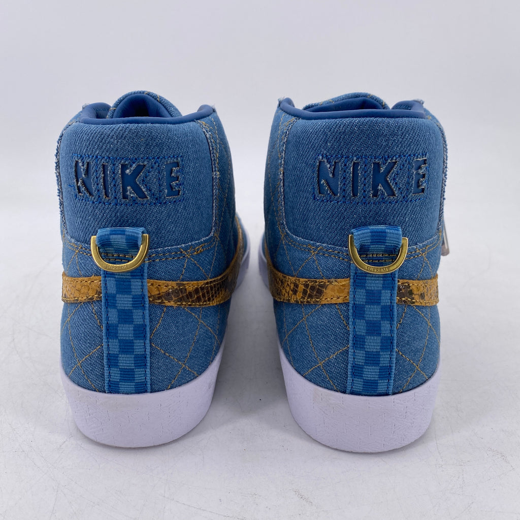 Nike SB Zoom Blazer Mid QS 2 "Supreme Denim" 2022 New Size 10