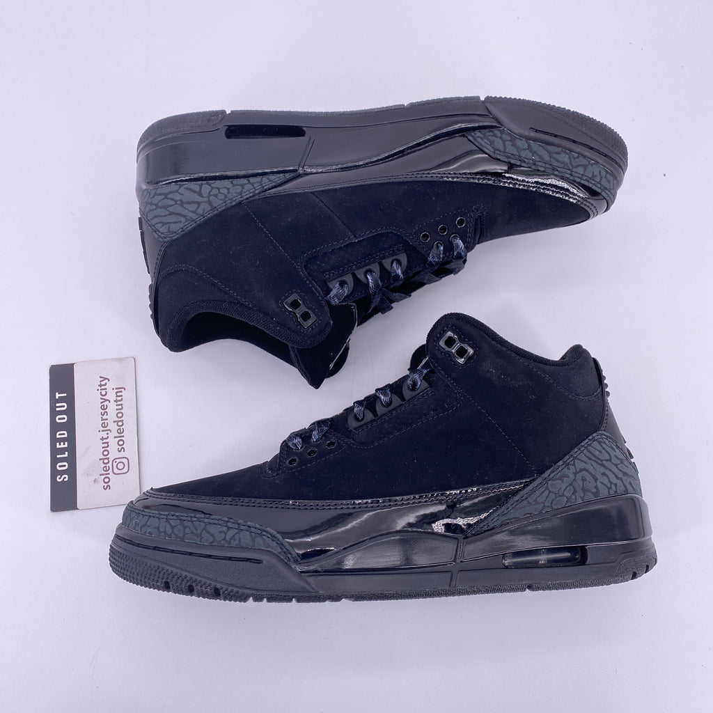 Air Jordan 3 Retro "Black Cat" 2025 New Size 8
