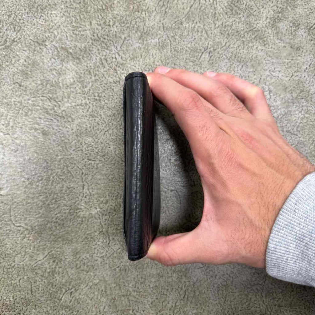 Louis Vuitton Card Holder Used Black Wallets