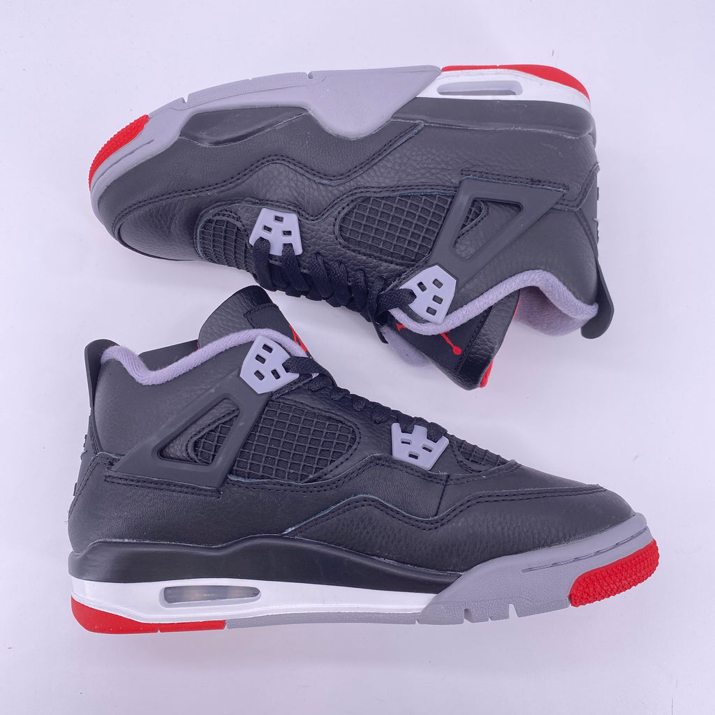 Air Jordan (GS) 4 Retro "Bred Reimagined" 2024 New Size 5.5Y