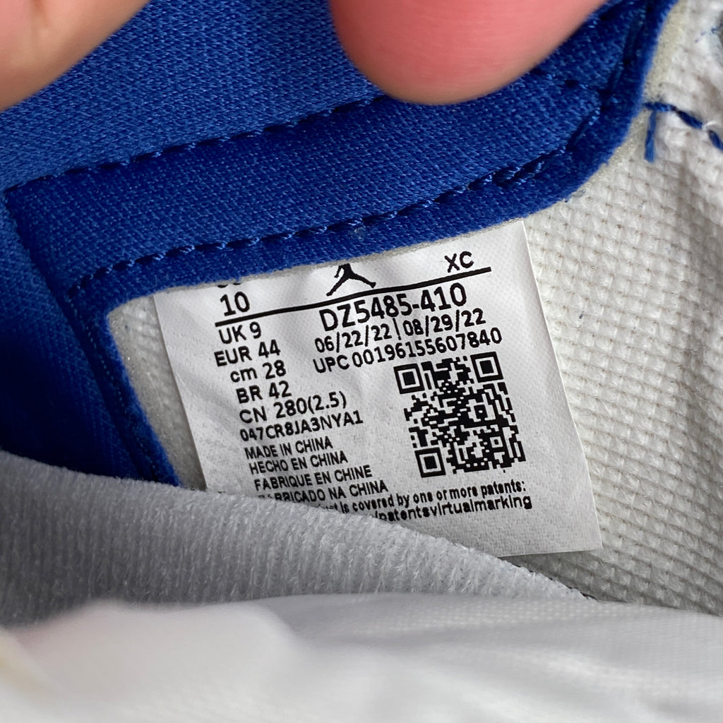 Air Jordan 1 Retro High OG "True Blue" 2023 New Size 10