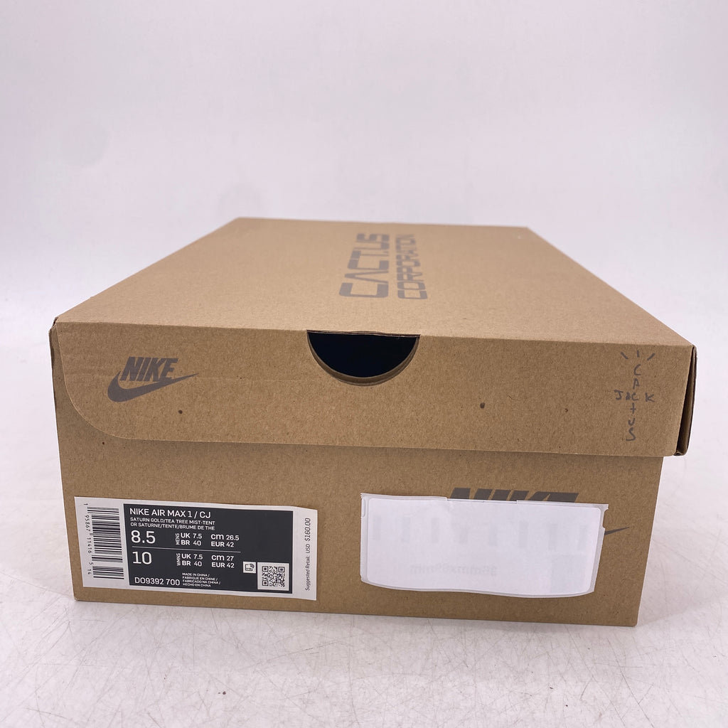 Nike Air Max 1 / CJ "Saturn Gold" 2022 New Size 8.5