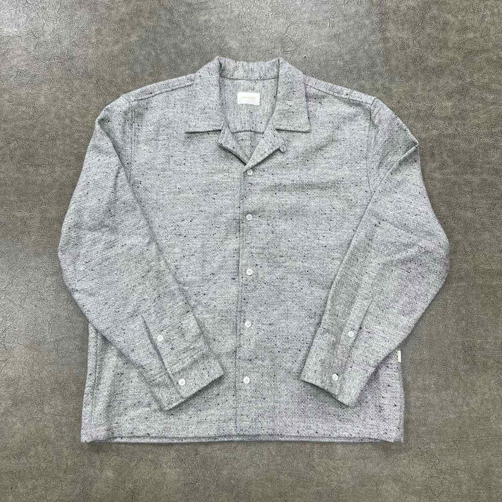 Aime Leon Dore Button Up "JACQUARD" Grey New Size XL