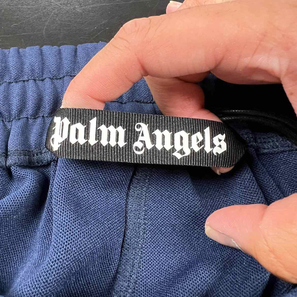 Palm Angels Track Pants "MONOGRAM" Navy New Size XL