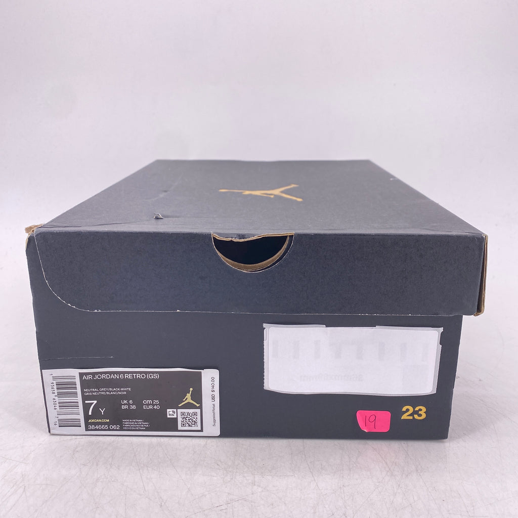 Air Jordan (GS) 6 Retro "Hare" 2020 New Size 7Y